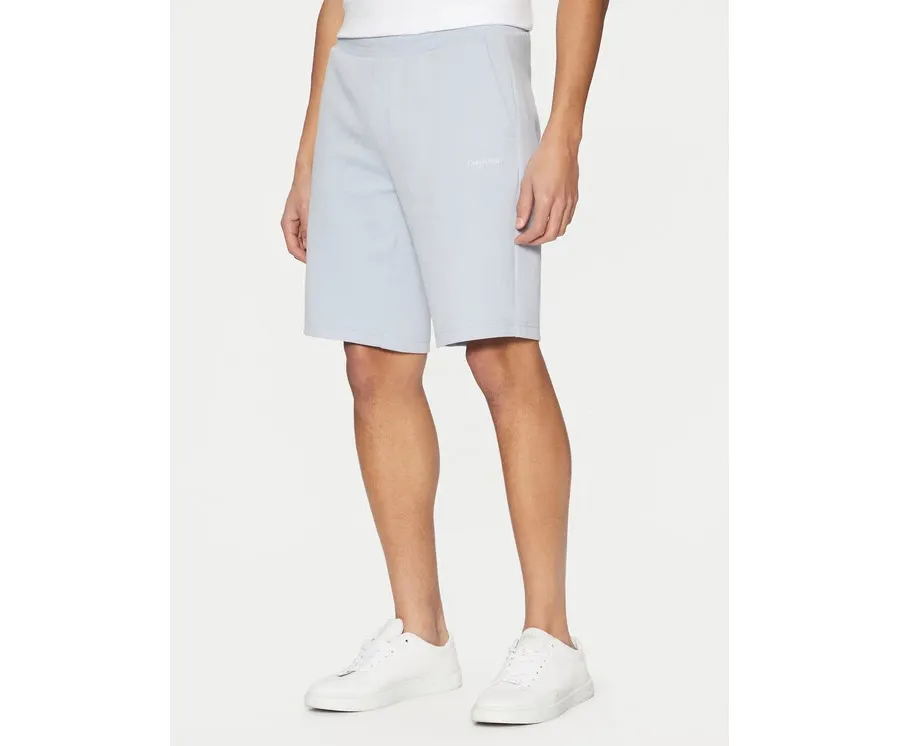 obrazek 1 Calvin Klein Szorty sportowe Micro Logo K10K111208 Niebieski Regular Fit