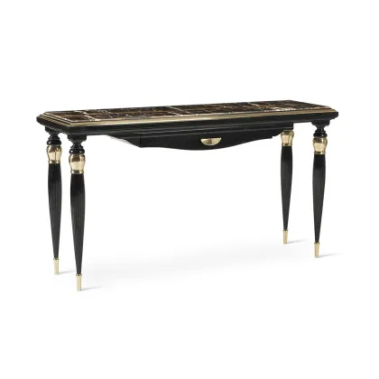 Picture Decorative console made of beech wood