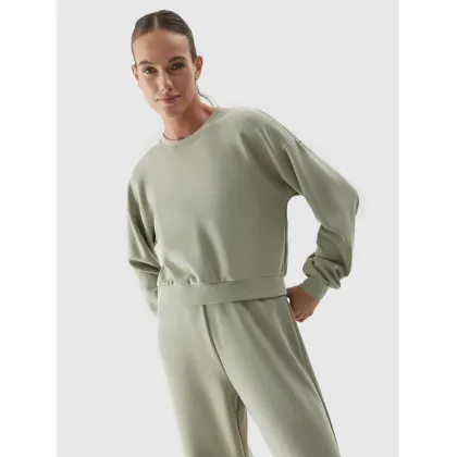 Zdjęcie 4F Bluza 4FAW23TSWSF701 Khaki Regular Fit
