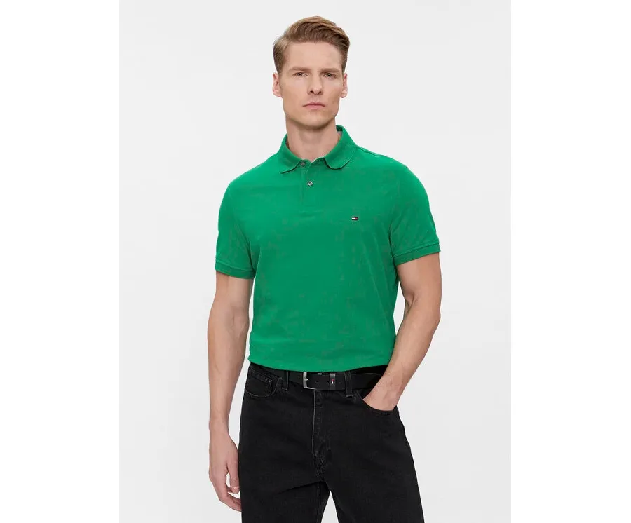 obrazek 1 Tommy Hilfiger Polo 1985 Regular Polo MW0MW17770 Zielony Regular Fit