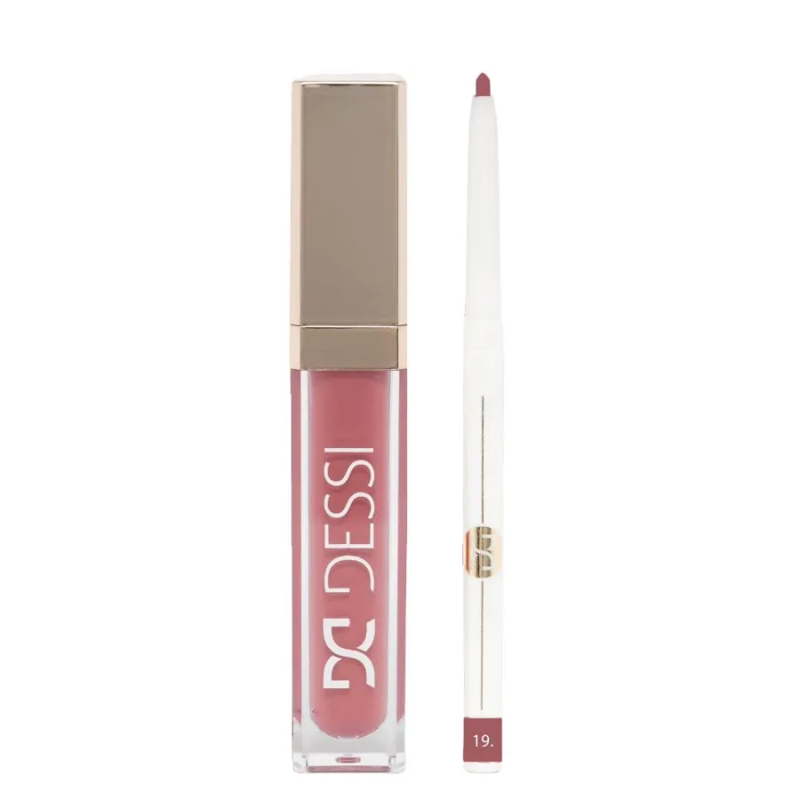 obrazek 1 Dessi Cosmetics Zestaw do ust Pomadka 16 Lets Play + Konturówka 19 pomadka 16 Lets Play + konturówka 19