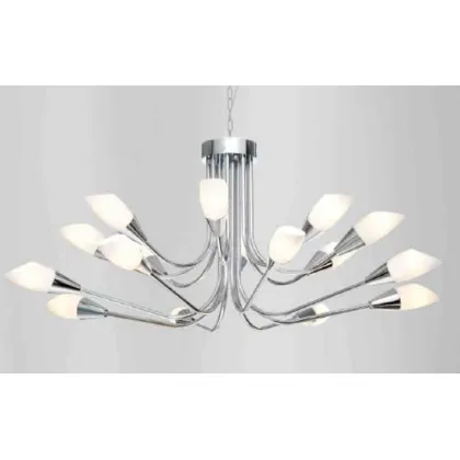 Zdjęcie Piękny stylowy żyrandol z białym kryształem - Il Paralume Marina