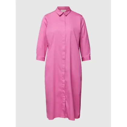 Zdjęcie Sukienka koszulowa o długości do kolan z rękawem o dł. 3/4