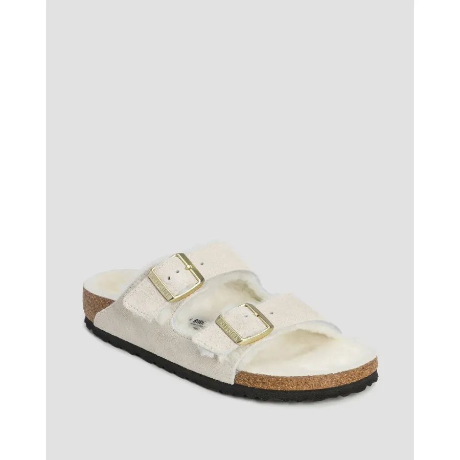 obrazek 1 Klapki Z Futerkiem Damskie Birkenstock Arizona Shearling Narrow