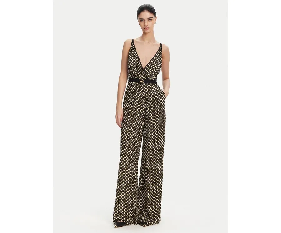 obrazek 1 Elisabetta Franchi Kombinezon TU-035-51E2 Czarny Regular Fit