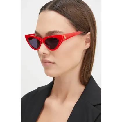 Zdjęcie The Attico okulary przeciwsłoneczne DORA kolor czerwony ATTICO32C3SUN