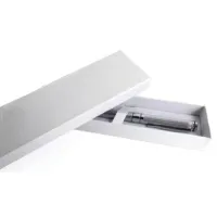 Zdjęcie Stylowy biały kartonowy piórnik