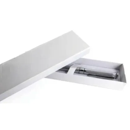 Picture Stylish white cardboard pencil case