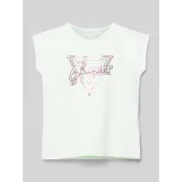 Zdjęcie T-shirt z wyhaftowanym logo i cekinami