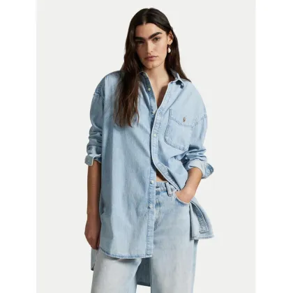 Zdjęcie Polo Ralph Lauren Koszula jeansowa 211964726001 Niebieski Oversize