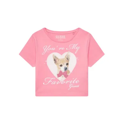 Zdjęcie Guess T-Shirt J5YI08 K6YW4 Różowy Regular Fit