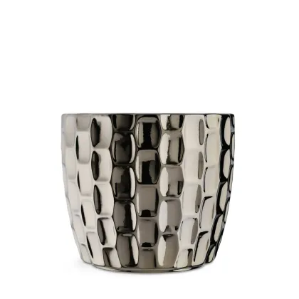 Picture Decorated pottery pot H.27xL.30xD.Int.28 cm