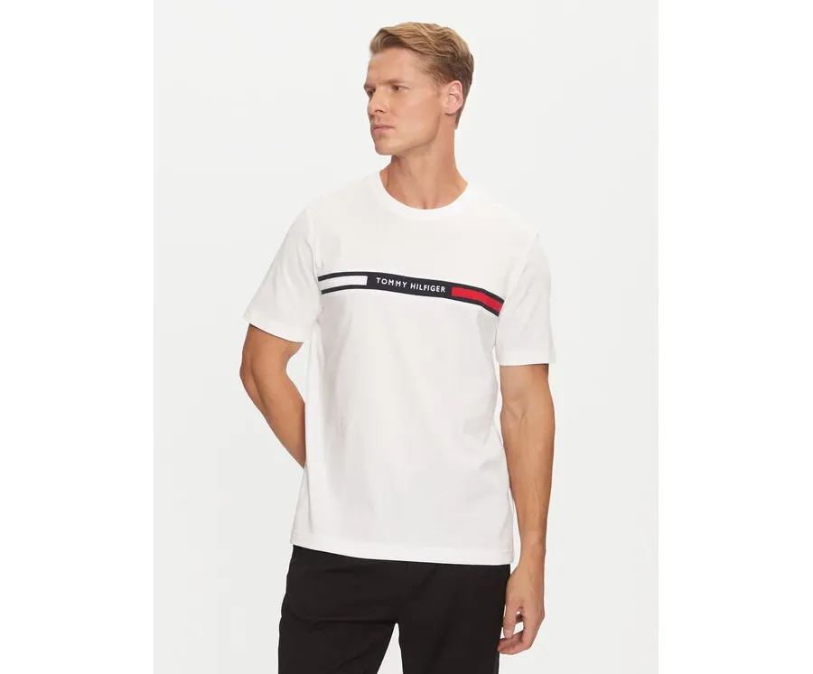 obrazek 1 Tommy Hilfiger T-Shirt MW0MW36498 Biały Regular Fit