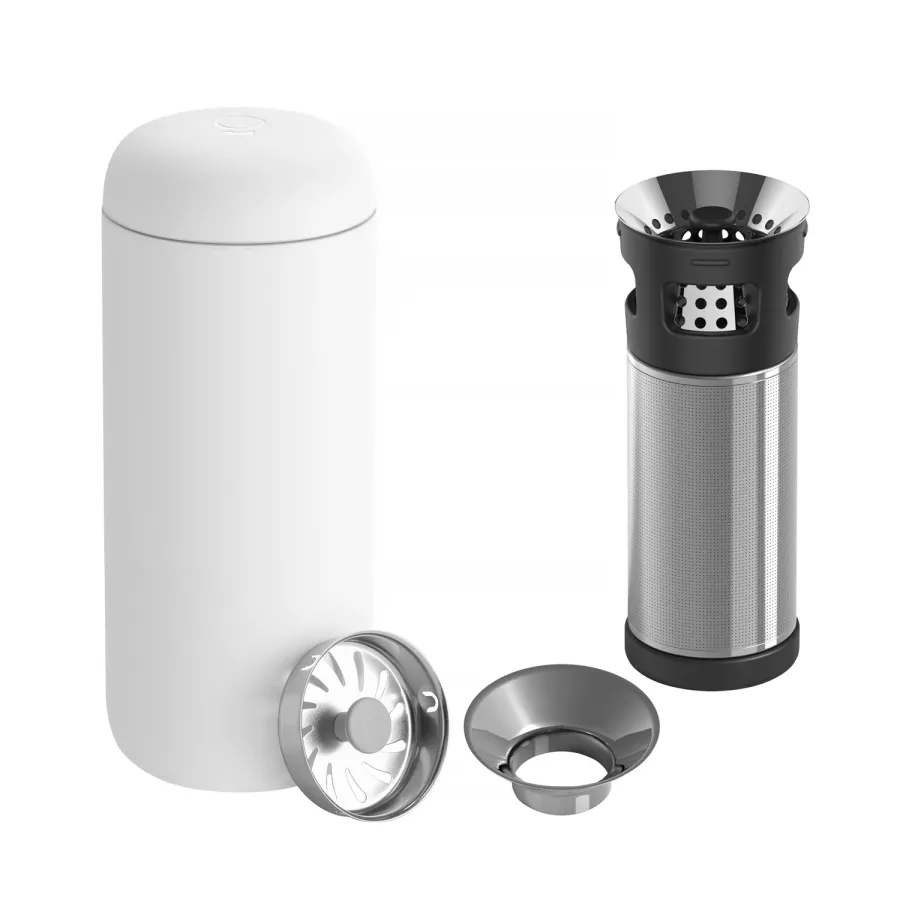 obrazek 1 Fellow - Carter Infuser Set - Kubek Carter Move Mug Biały 473 ml + Zaparzacz Carter Infuser FELLOW