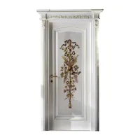 Zdjęcie Włoskie antyczne drzwi skrzydłowe z ramą wewnętrzną z freskami