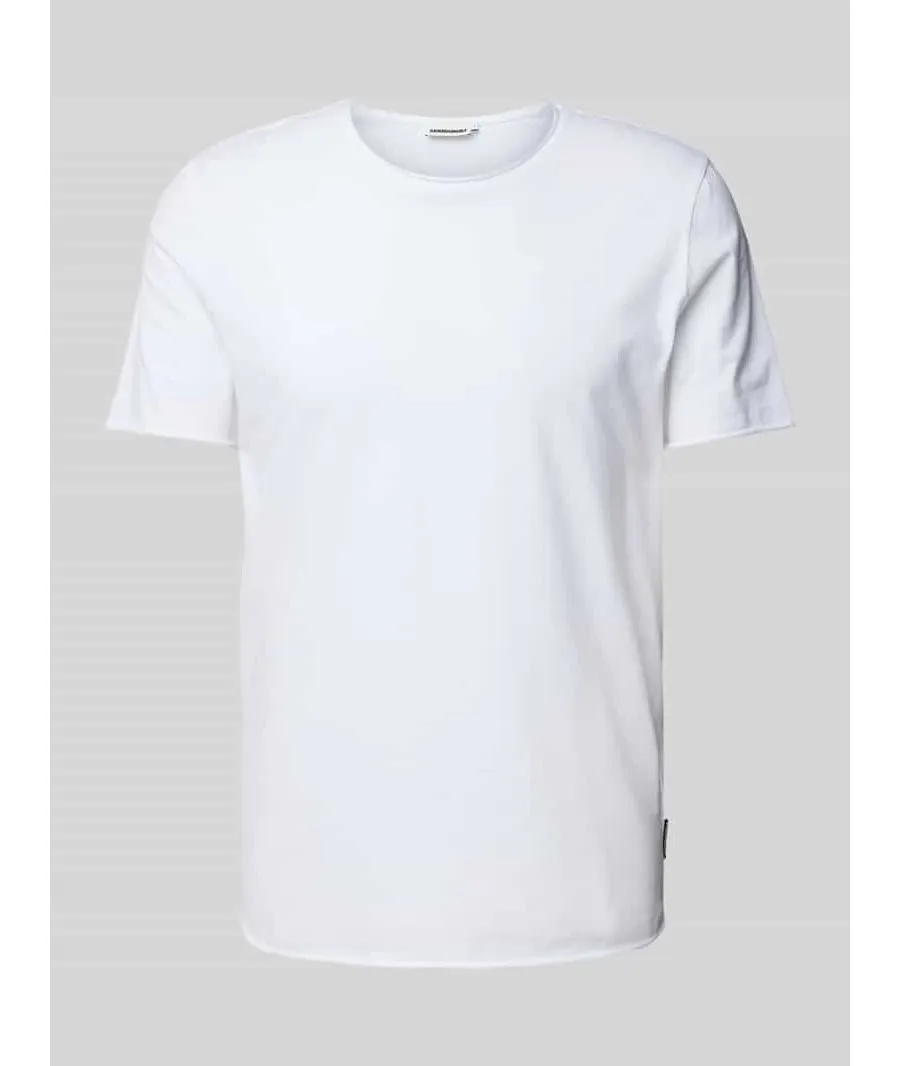 obrazek 1 T-shirt w jednolitym kolorze model ‘AAMON BRUSHED’