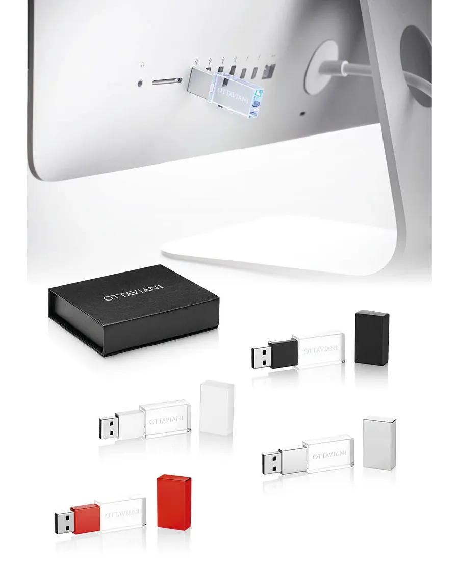 obrazek 2 Stylowy srebrny pendrive 8GB