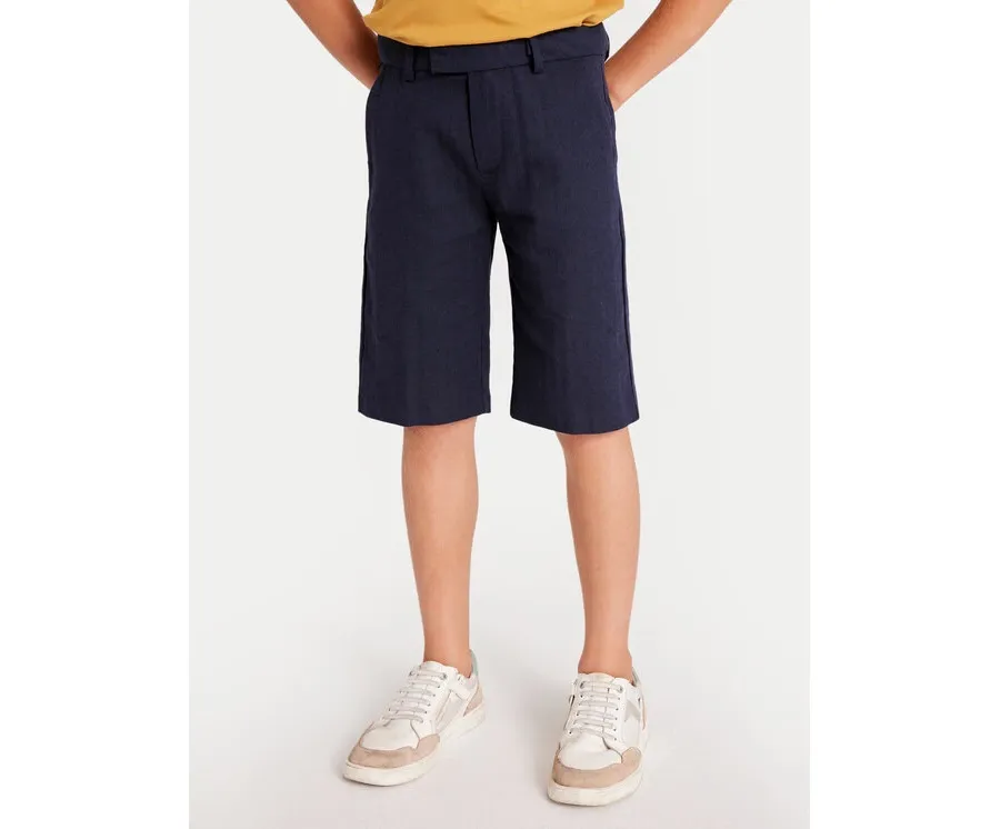 obrazek 1 Mayoral Szorty materiałowe 6202 Granatowy Regular Fit