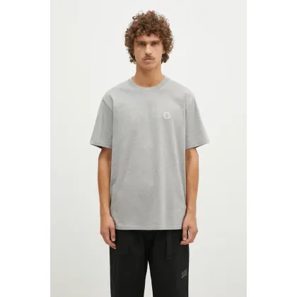 Zdjęcie 1017 ALYX 9SM t-shirt bawełniany Regular Fit Crewneck Tee męski kolor szary z aplikacją AAMTS0484FA01