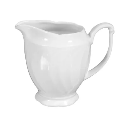 Zdjęcie Piękny porcelanowy mały dzbanuszek do mleka o klasycznym wzornictwie - Seltmann Weiden