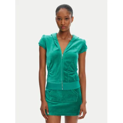 Zdjęcie Juicy Couture Bluza Heritage JCGAS125021 Zielony Slim Fit