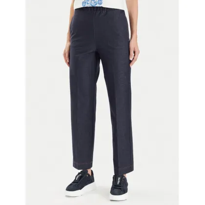 Zdjęcie Weekend Max Mara Spodnie materiałowe Ballata 2416781108 Granatowy Regular Fit