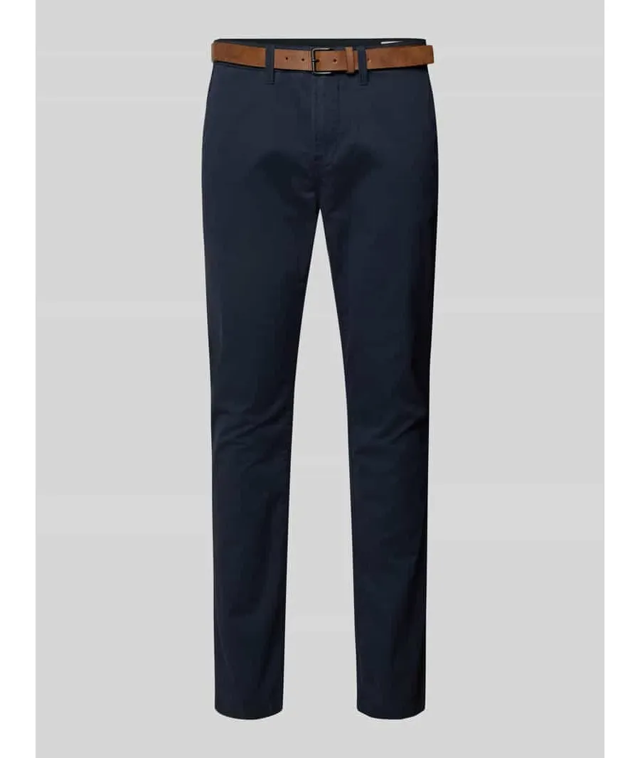 obrazek 1 Chinosy o kroju slim fit z paskiem