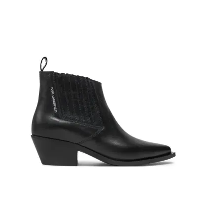Zdjęcie KARL LAGERFELD Botki KL33244 Czarny