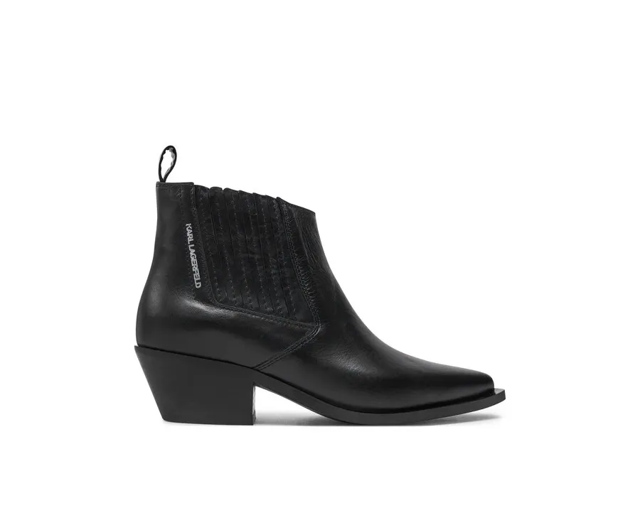 obrazek 1 KARL LAGERFELD Botki KL33244 Czarny