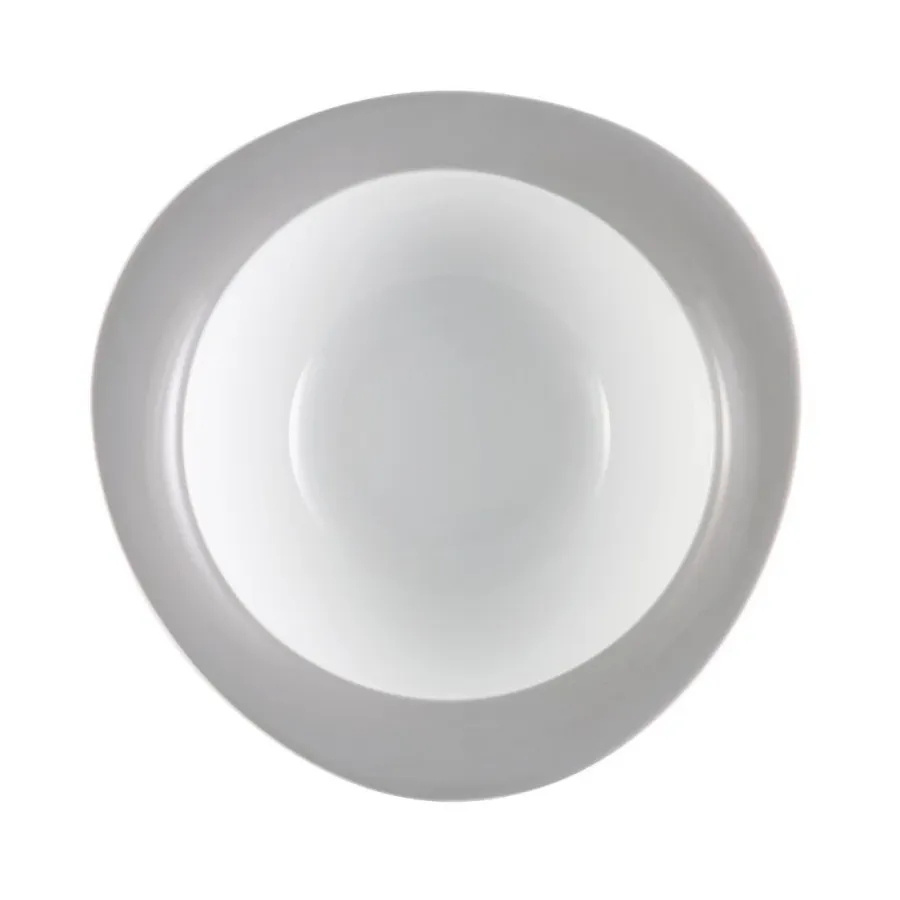 obrazek 2 Okrągła porcelanowa miska 21 cm w kolorze kamienno szarym - Seltmann Weiden