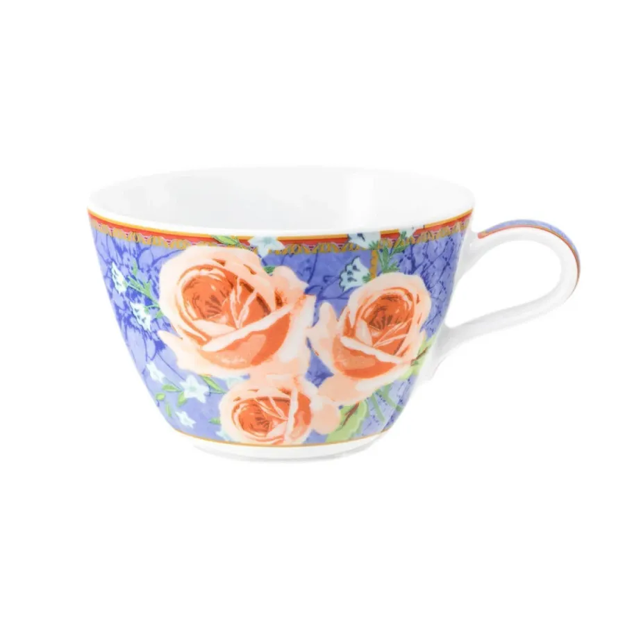 obrazek 1 Piękna porcelanowa filiżanka do kawy zdobiona  motywem róży - Seltmann Weiden