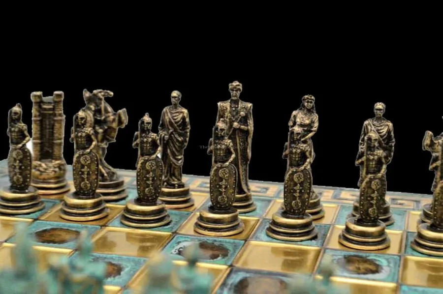 obrazek 2 Unikatowy zestaw szachowy Bitwy pod Troją - The Chess Empire
