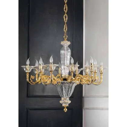 Zdjęcie Nowoczesny żyrandol kryształowy do stylowych wnętrz