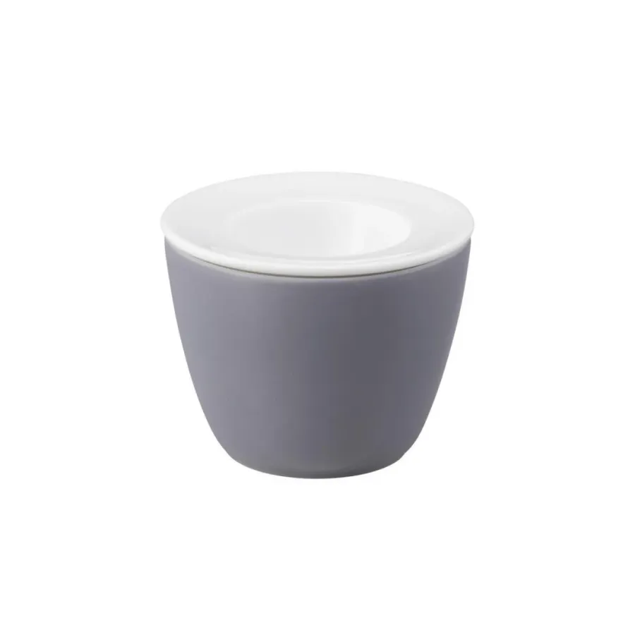 obrazek 1 Piękny porcelanowy kieliszek do jajek w szarym kolorze - Seltmann Weiden