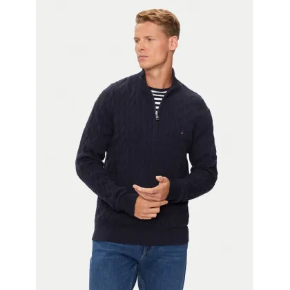 Zdjęcie Tommy Hilfiger Sweter Classic MW0MW36532 Granatowy Regular Fit