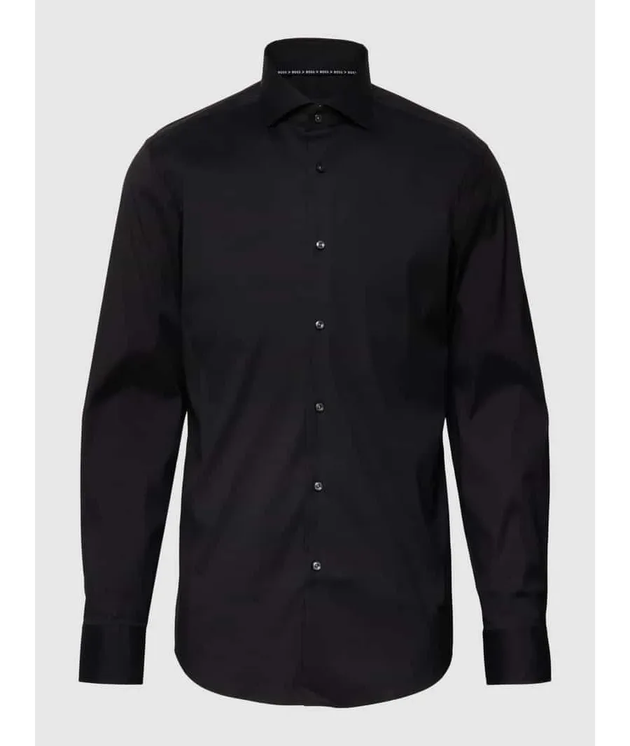 obrazek 1 Koszula biznesowa o kroju slim fit z dodatkiem streczu model ‘Hank Hai’