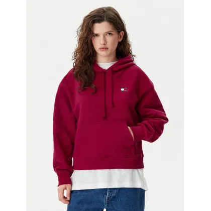 Zdjęcie Tommy Jeans Bluza Badge DW0DW19414 Różowy Boxy Fit