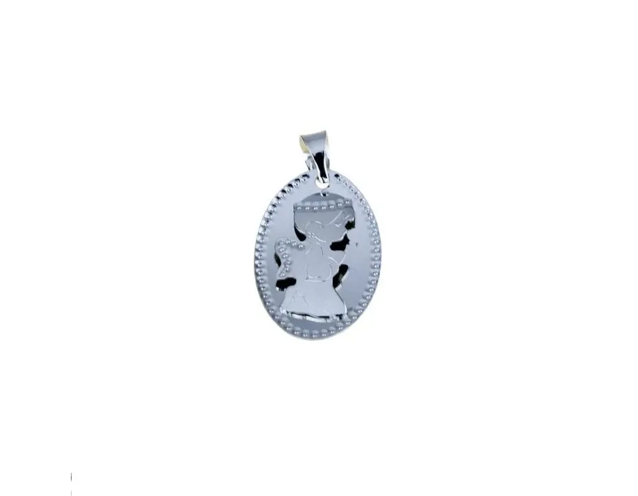 obrazek 1 Elegancki medalik z aniołem wym.16x13mm.