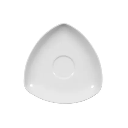 Zdjęcie Stylowy trójkątny porcelanowy spodek w stylu nowoczesnym - Seltmann Weiden