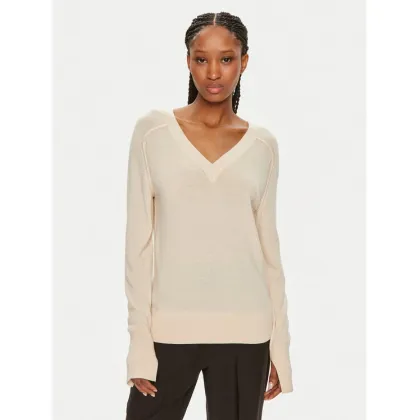 Zdjęcie Calvin Klein Sweter K20K207573 Beżowy Regular Fit