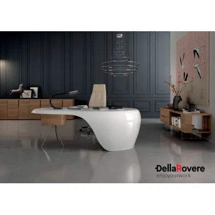 Zdjęcie Nowoczesne biurko gabinetowe od włoskiego producenta