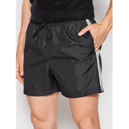Zdjęcie Calvin Klein Swimwear Szorty kąpielowe Medium Drawstringnos KM0KM00741 Czarny Regular Fit