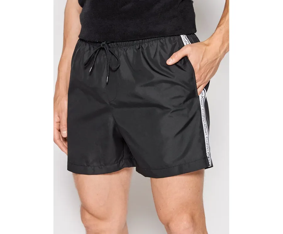 obrazek 1 Calvin Klein Swimwear Szorty kąpielowe Medium Drawstringnos KM0KM00741 Czarny Regular Fit