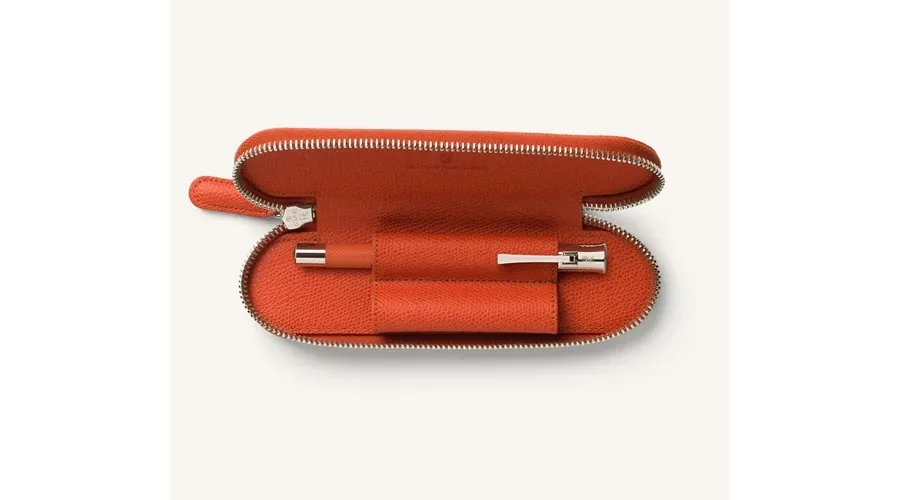 obrazek 4 Śliczne, pomarańczowe etui na pióra - Graf von Faber-Castell