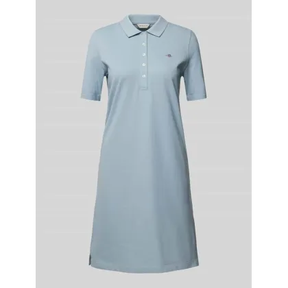 Zdjęcie Sukienka polo o długości do kolan z wyhaftowanym logo