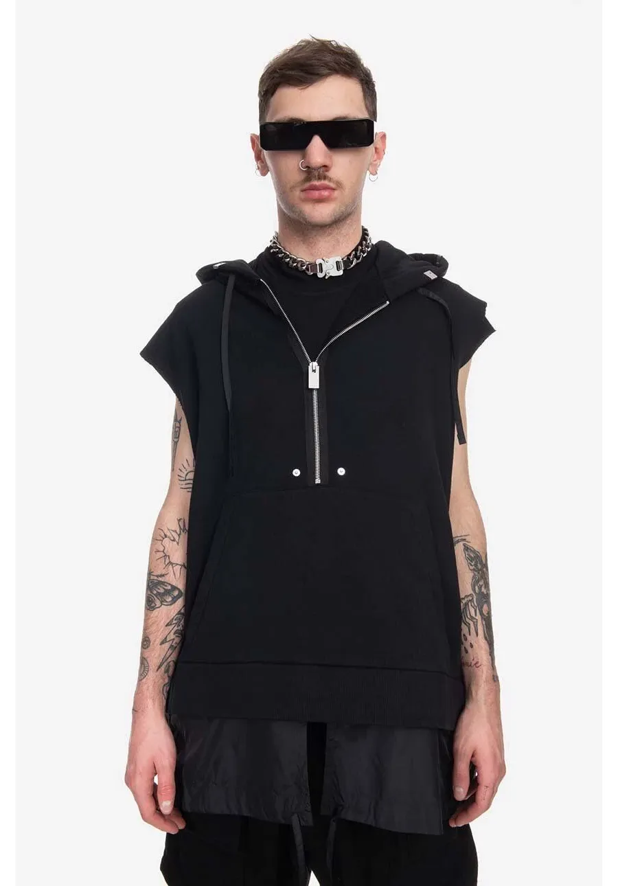 obrazek 1 1017 ALYX 9SM top bawełniany Sleeveless Top kolor czarny gładka AAMSH0203FA01-BLK0003