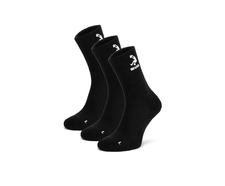 obrazek 1 Shaq Skarpety AS_SHQ_H_001W_SS25 (3-PACK) Czarny