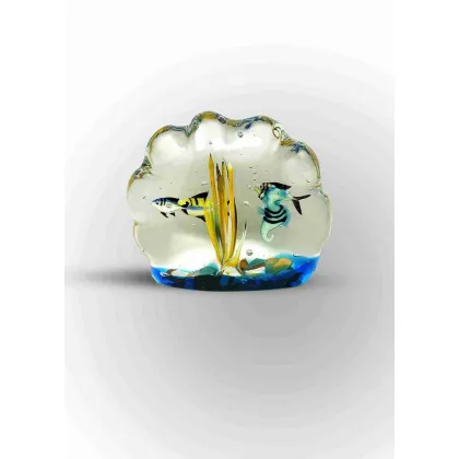 Zdjęcie Zjawiskowe zwierzęta akwariowe ze szkła kryształowego Murano