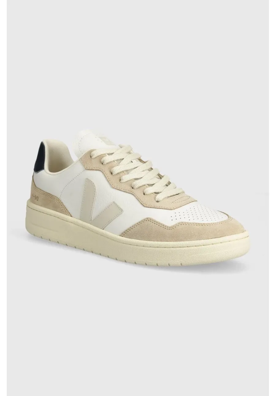 obrazek 1 Veja sneakersy skórzane V-90 kolor beżowy VD2003461