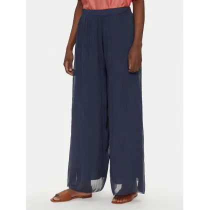 Zdjęcie Bomboogie Spodnie palazzo PW8992TSET5 Granatowy Relaxed Fit